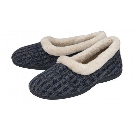 Blue Dolores Full Shoe Slippers | Lotus
