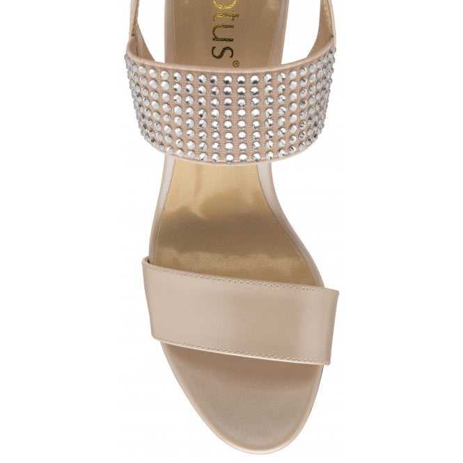 Oyster Pearl Aurora Heeled Sandals | Lotus