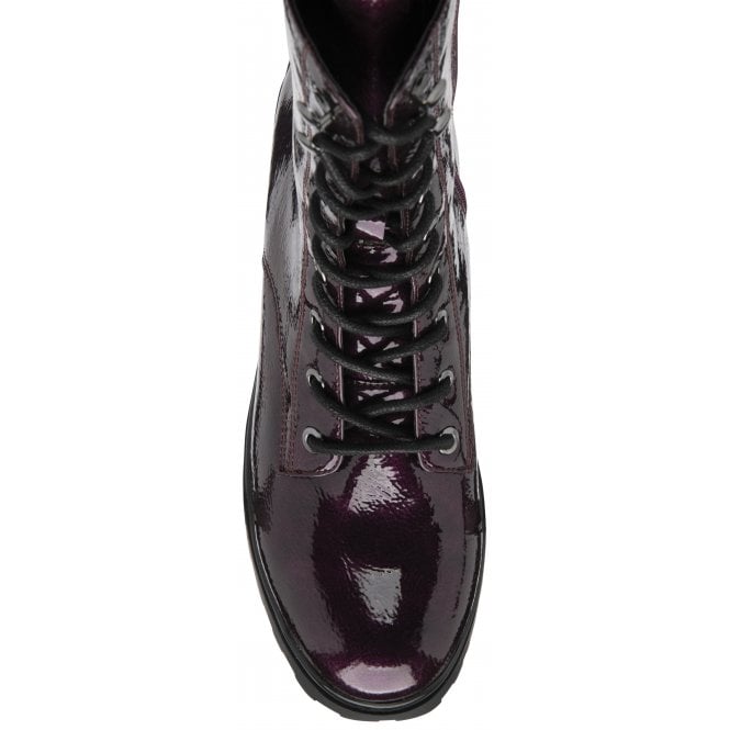 Purple Patent Delaney Mid-Calf Boots | Lotus