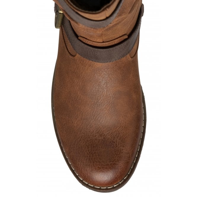Tan & Brown Robin Knee High Boots | Lotus