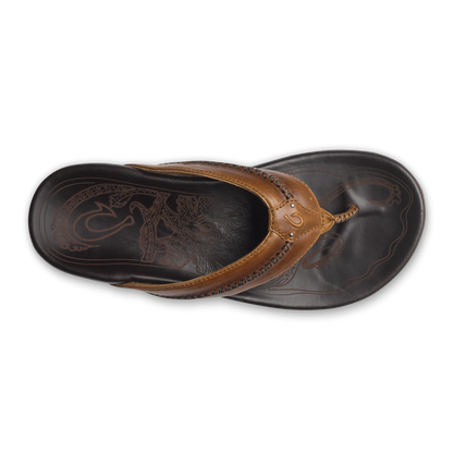 OluKai Mea Ola - Tan / Dark Java