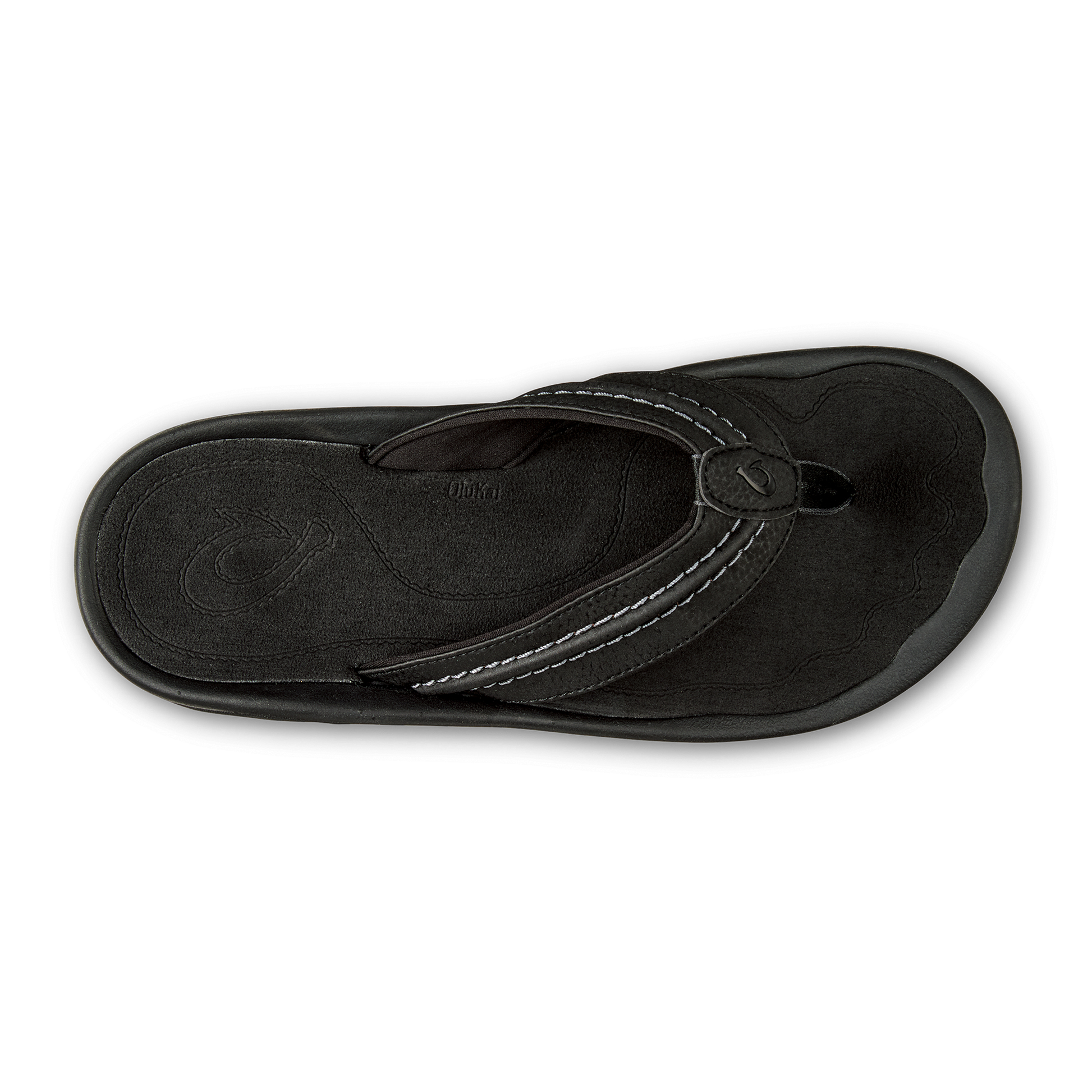 OluKai Hokua - Black / Dark Shadow