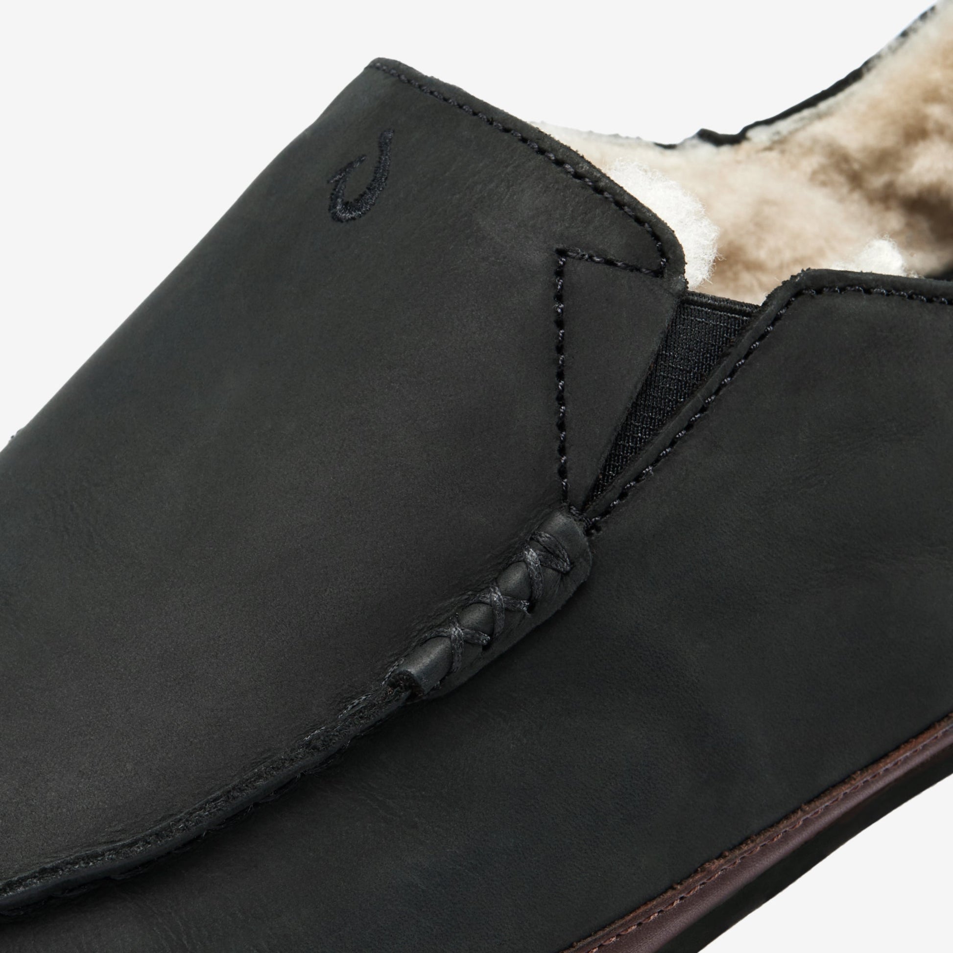 OluKai Moloā Slipper-Black / Dk Java