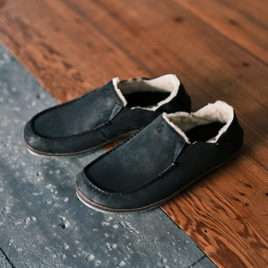 OluKai Moloā Slipper-Black / Dk Java