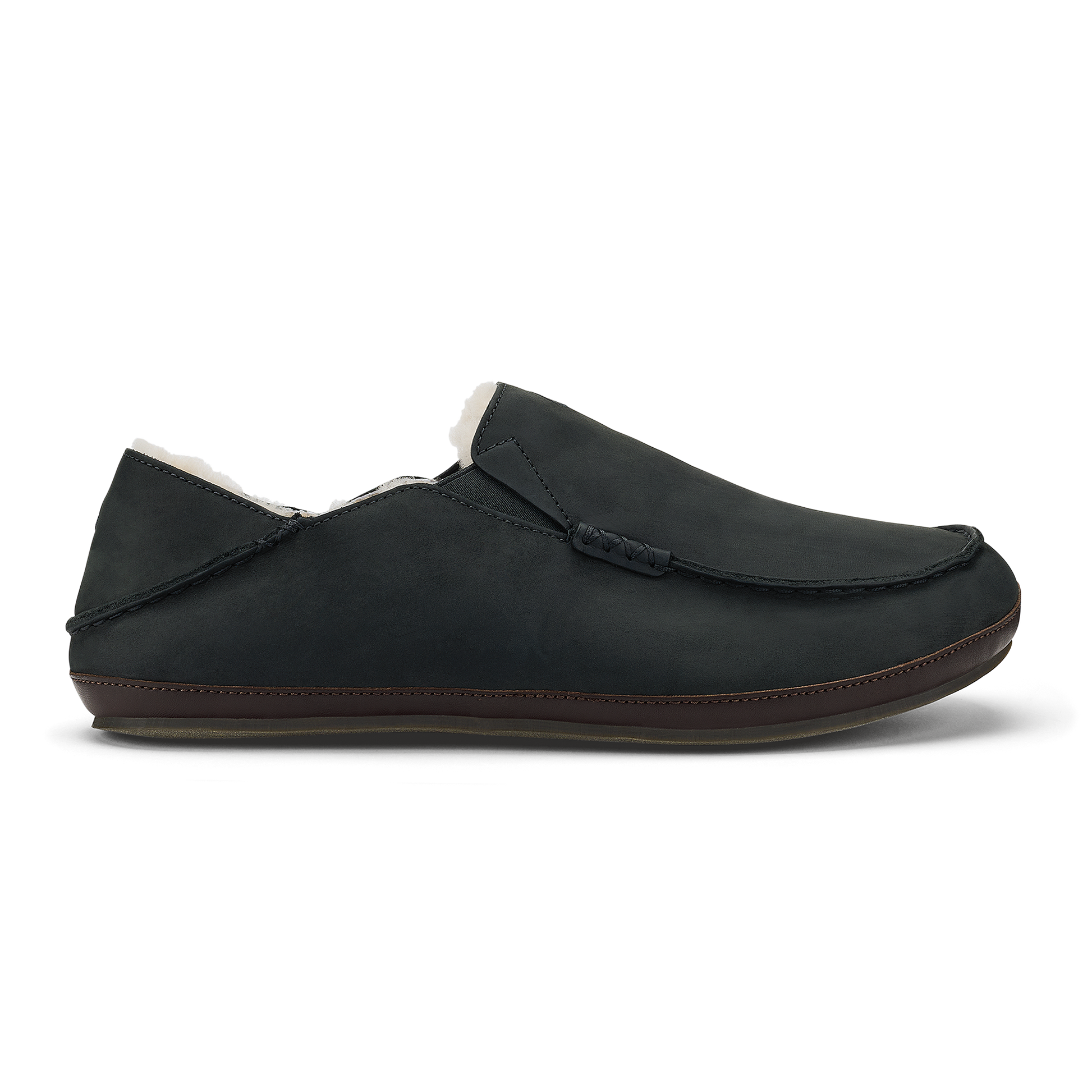 OluKai Moloā Slipper-Black / Dk Java