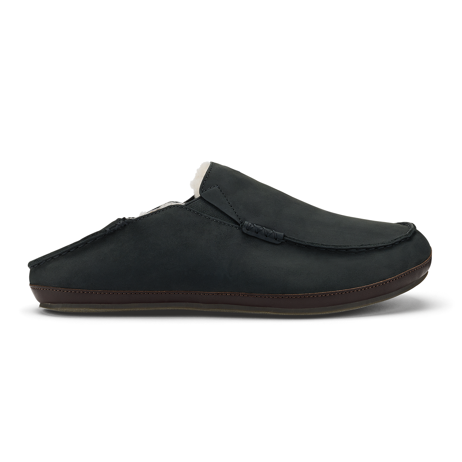 OluKai Moloā Slipper-Black / Dk Java
