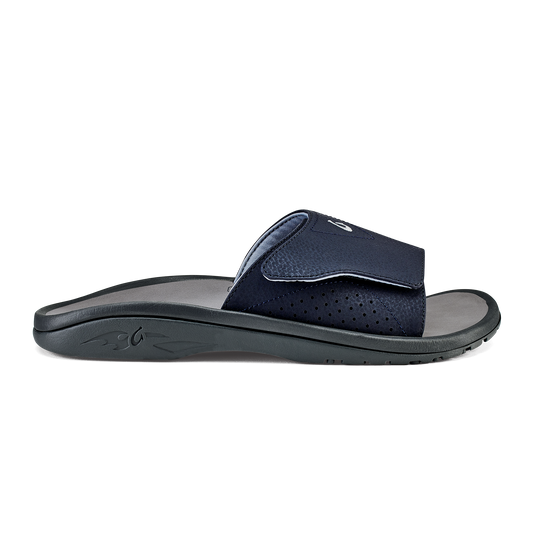 OluKai Nalu Slide - Trench Blue / Charcoal