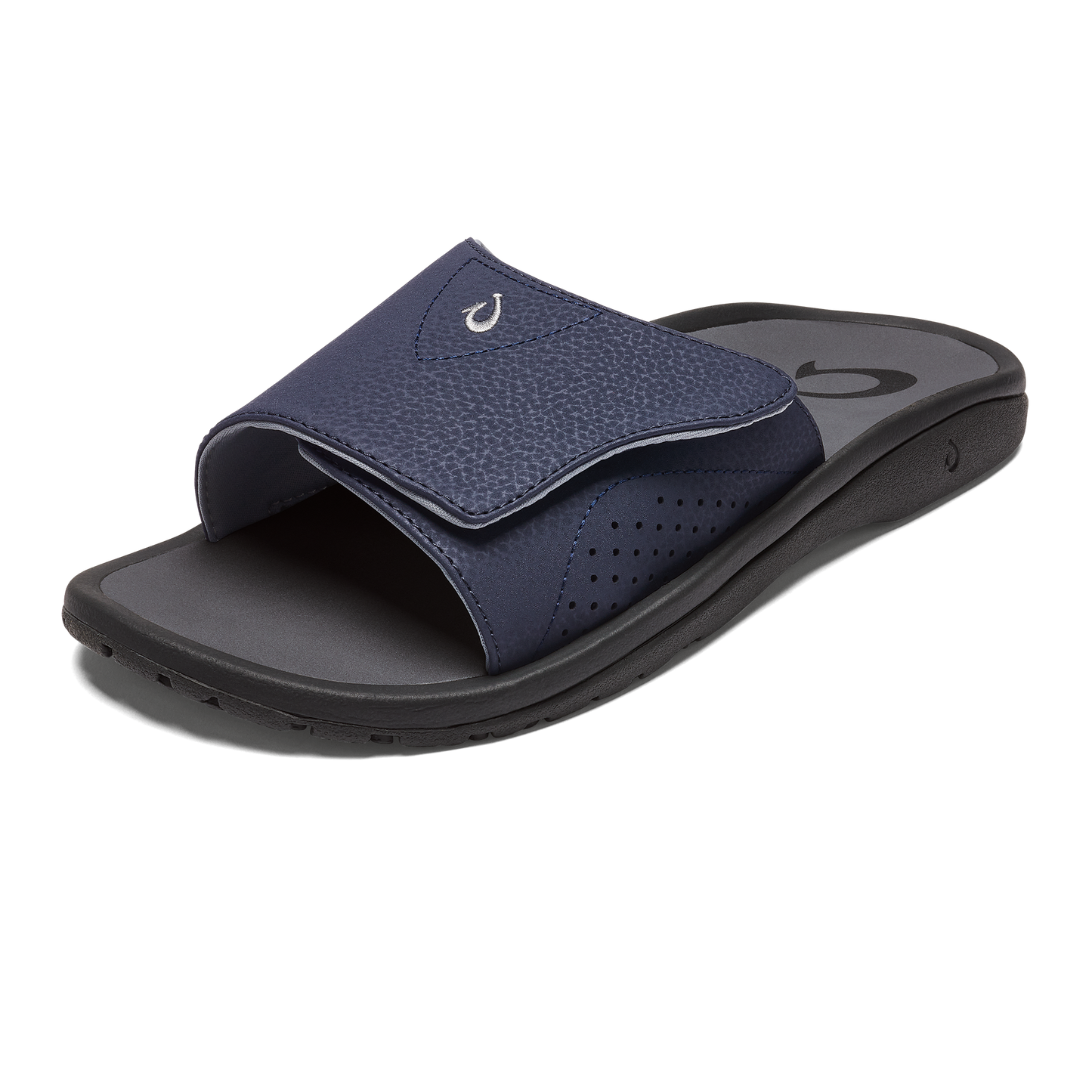 OluKai Nalu Slide - Trench Blue / Charcoal