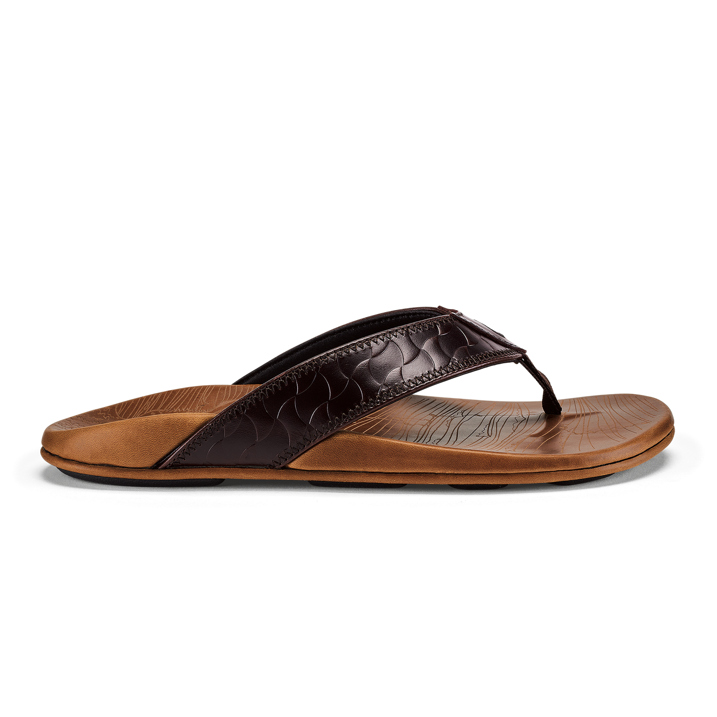 OluKai Hikianalia-Dark Java / Tan