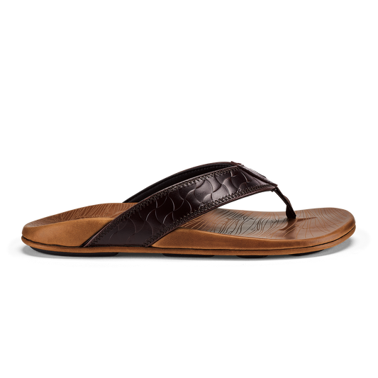 OluKai Hikianalia-Dark Java / Tan
