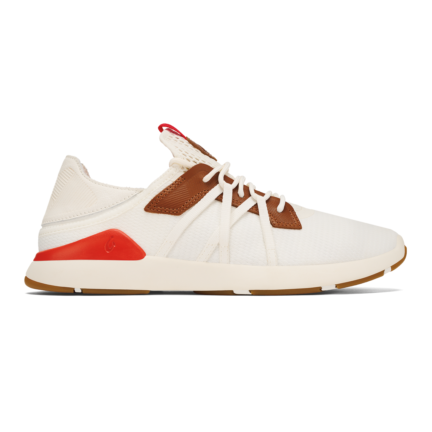 OluKai Mio Lī- Bright White / Red Lava