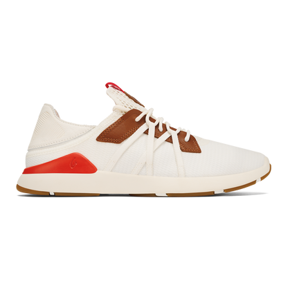OluKai Mio Lī- Bright White / Red Lava
