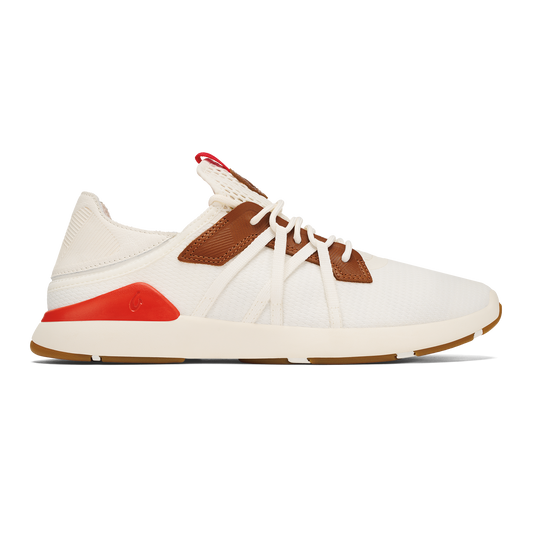 OluKai Mio Lī- Bright White / Red Lava