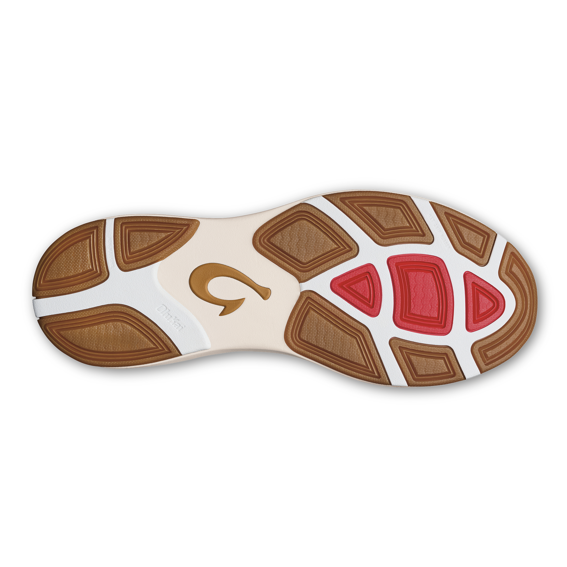 OluKai Mio Lī- Bright White / Red Lava