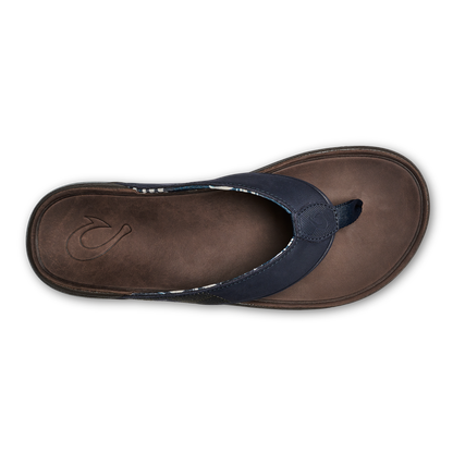 OluKai Tuahine - Trench Blue / Dark Wood