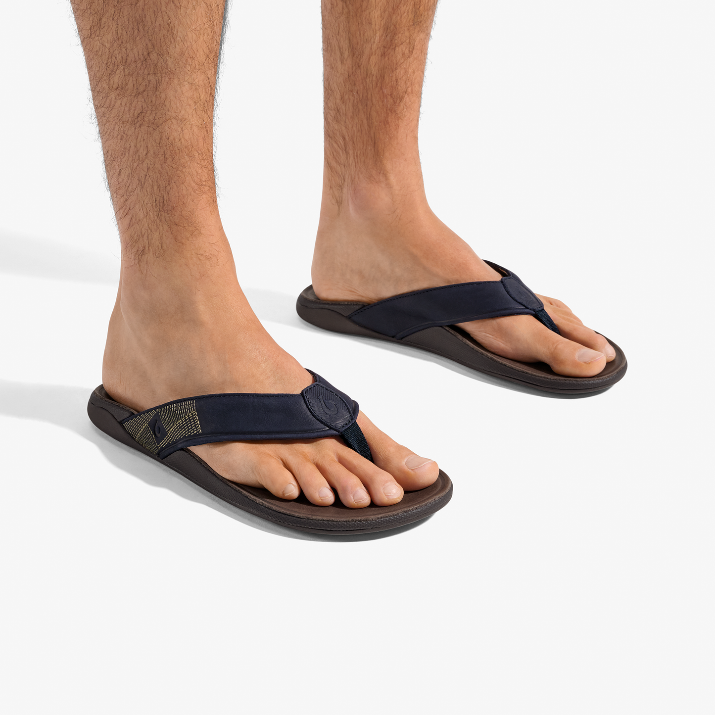 OluKai Tuahine - Trench Blue / Dark Wood