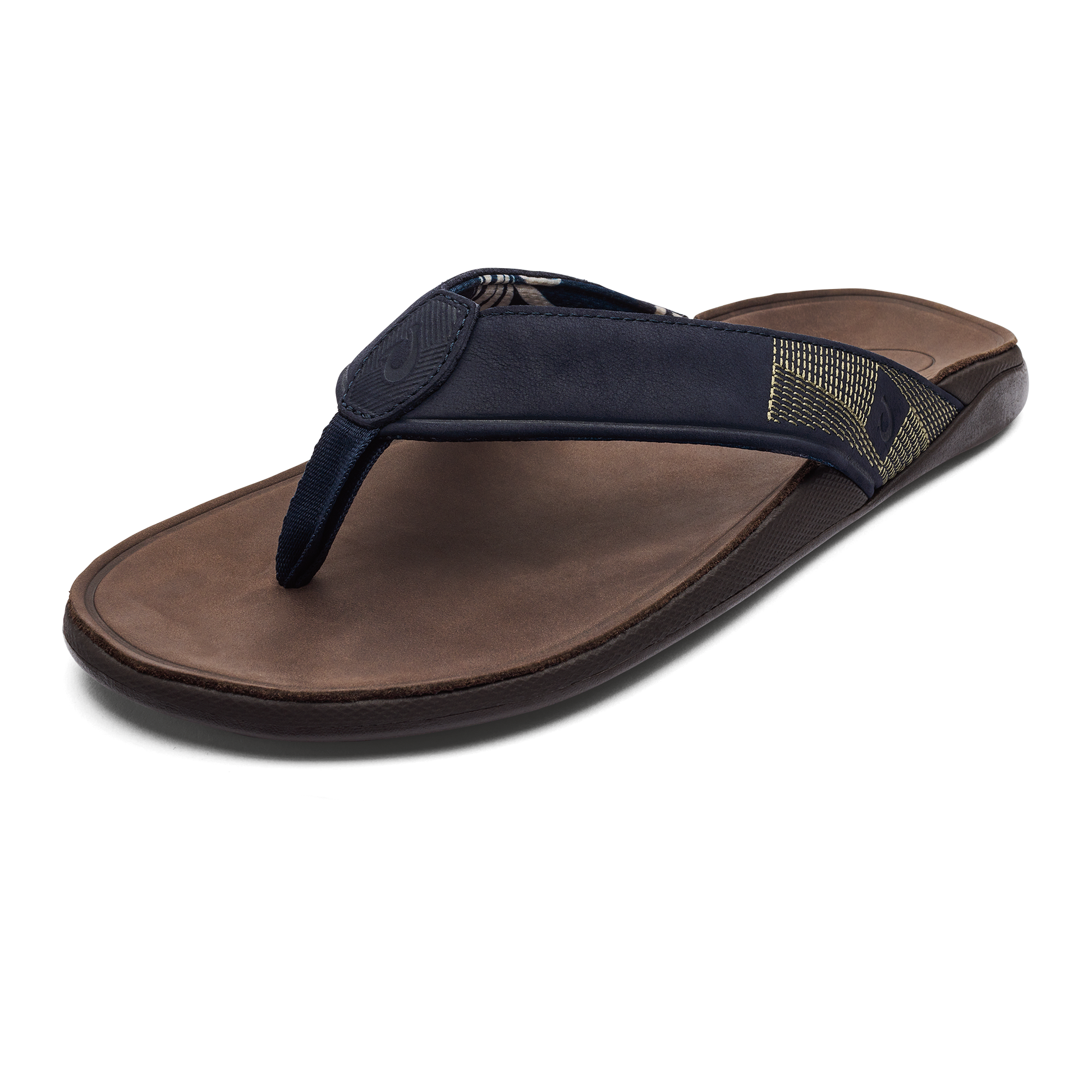OluKai Tuahine - Trench Blue / Dark Wood