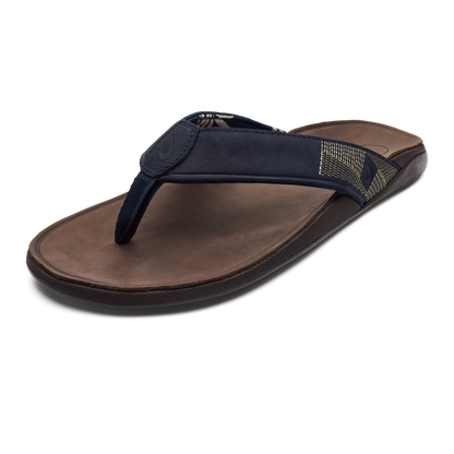 OluKai Tuahine - Trench Blue / Dark Wood