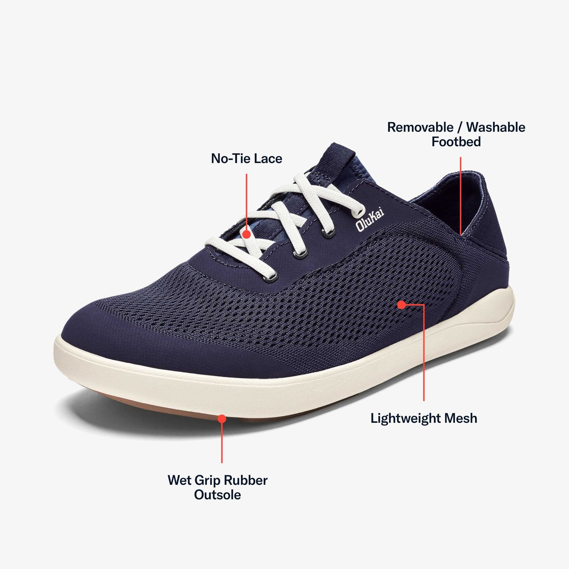 OluKai Moku Pae - Trench Blue / Off White