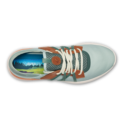 OluKai Manele - Pale Moss / Molten Orange