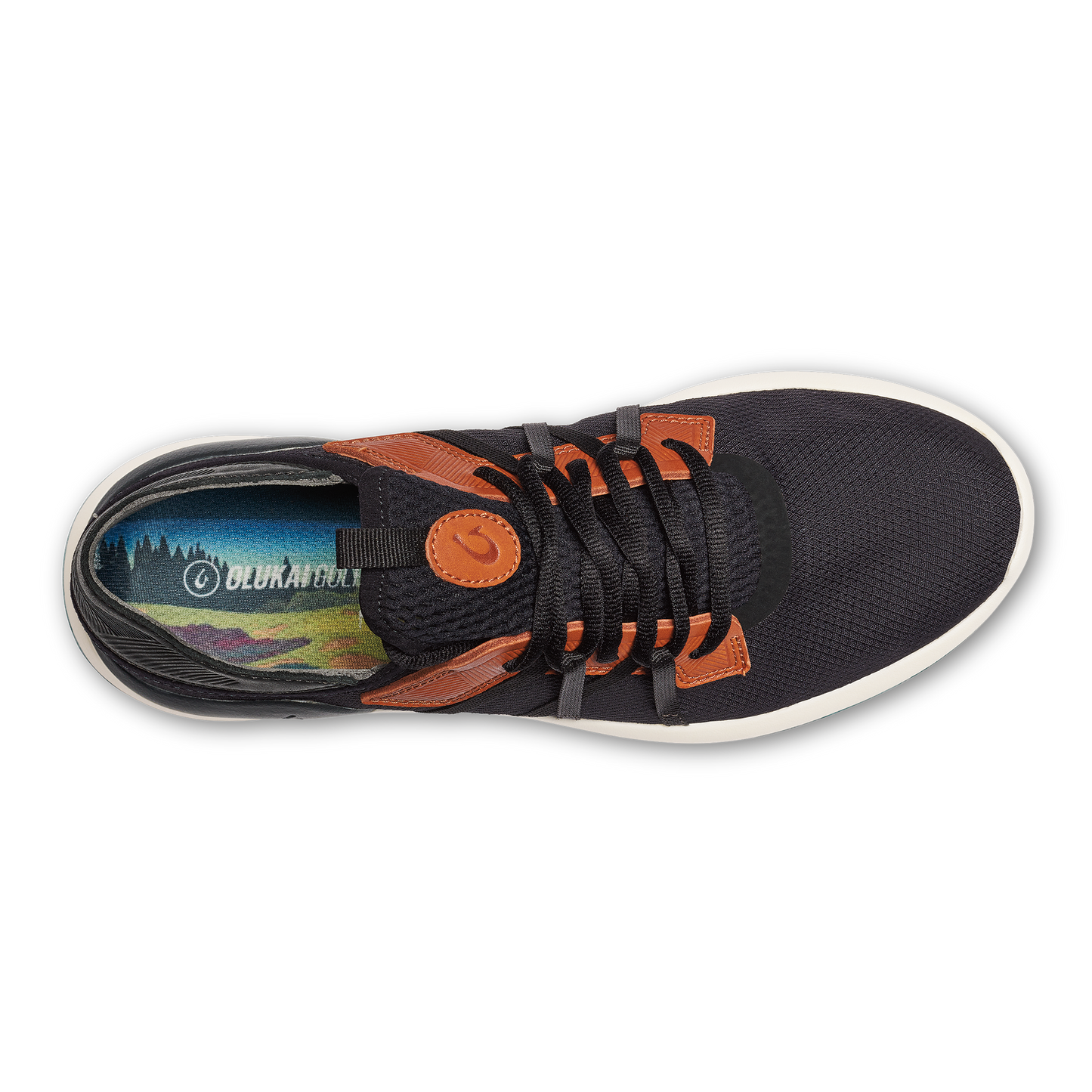 OluKai Manele - Black / Dark Shadow