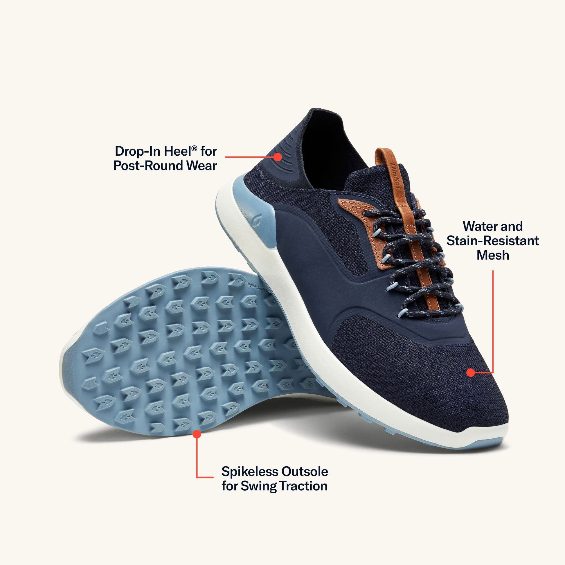 OluKai Kā‘anapali - Trench Blue / Sea Ice