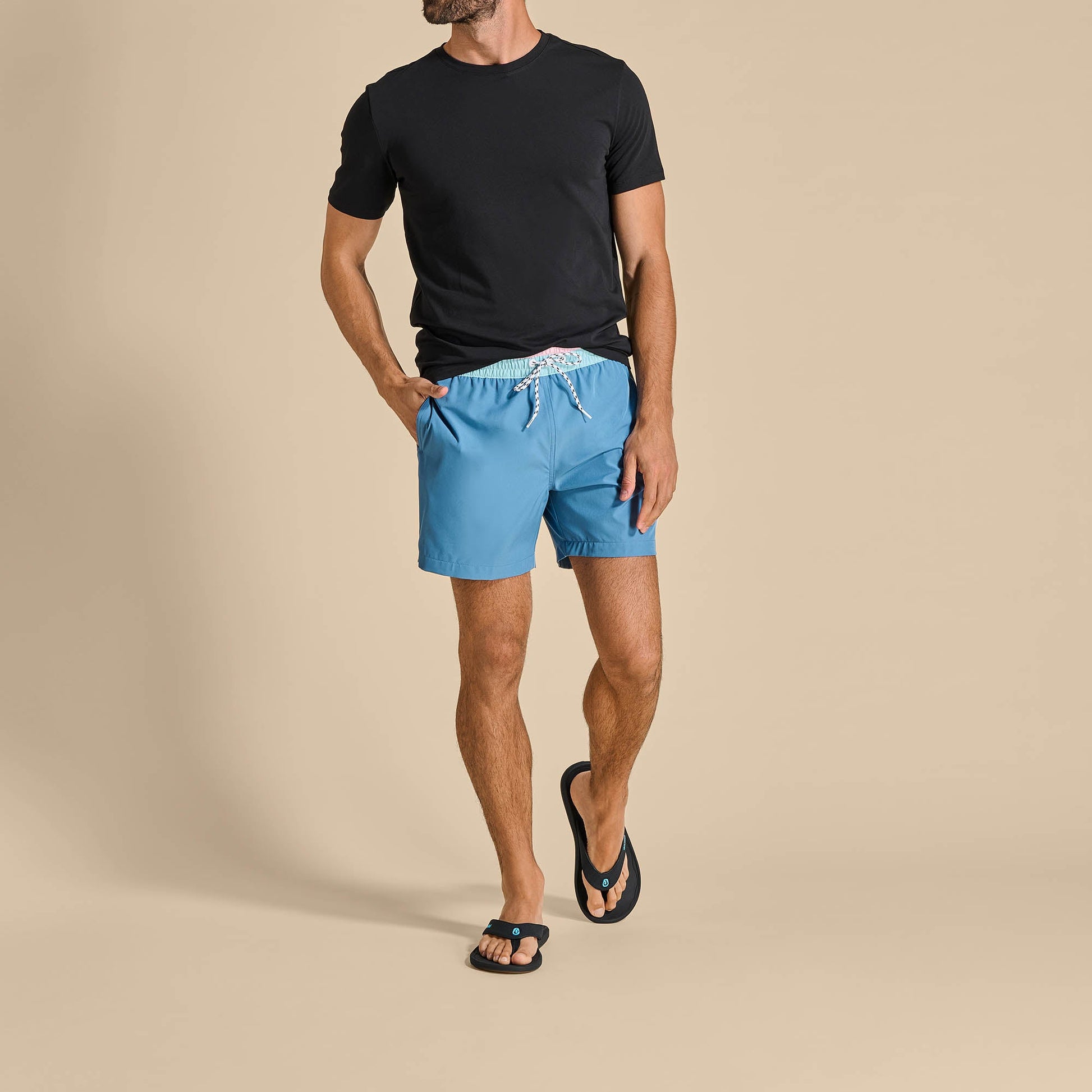 OluKai Ki‘i - Lava Rock / Bold Blue