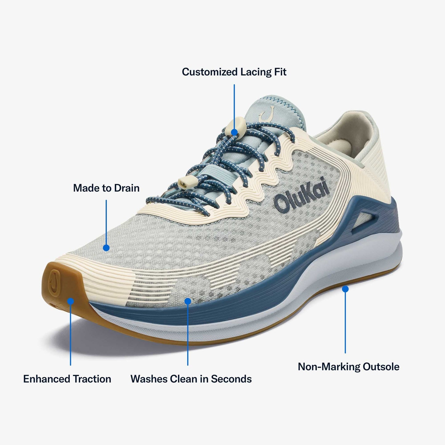 OluKai ‘Ahi - Blue Pearl / White Sand