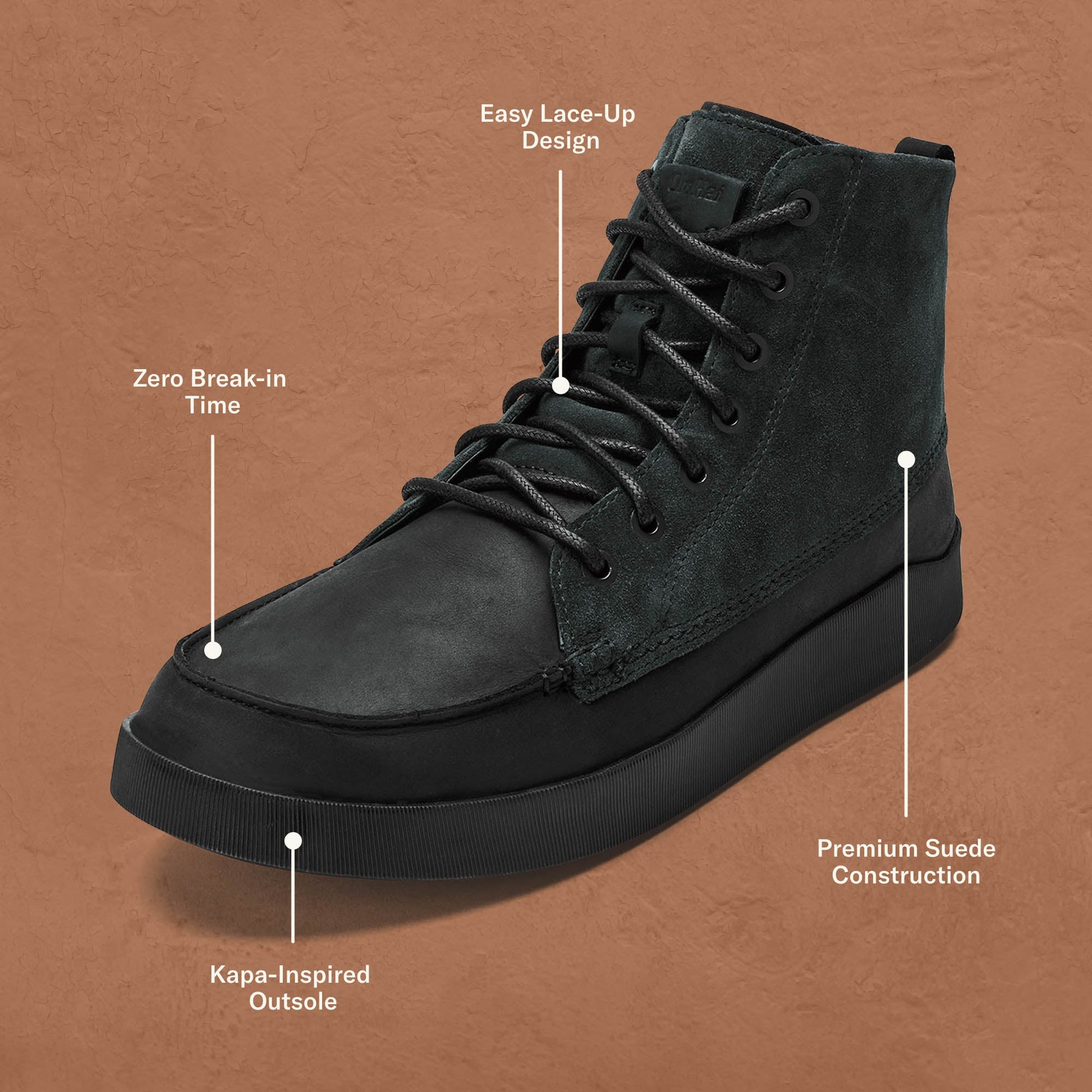 OluKai Mōlina Suede - Lava Rock
