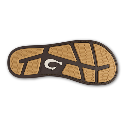 OluKai Tuahine Palm-Dk Java / Golden Sand