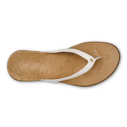 OluKai Honu - Bright White / Golden Sand