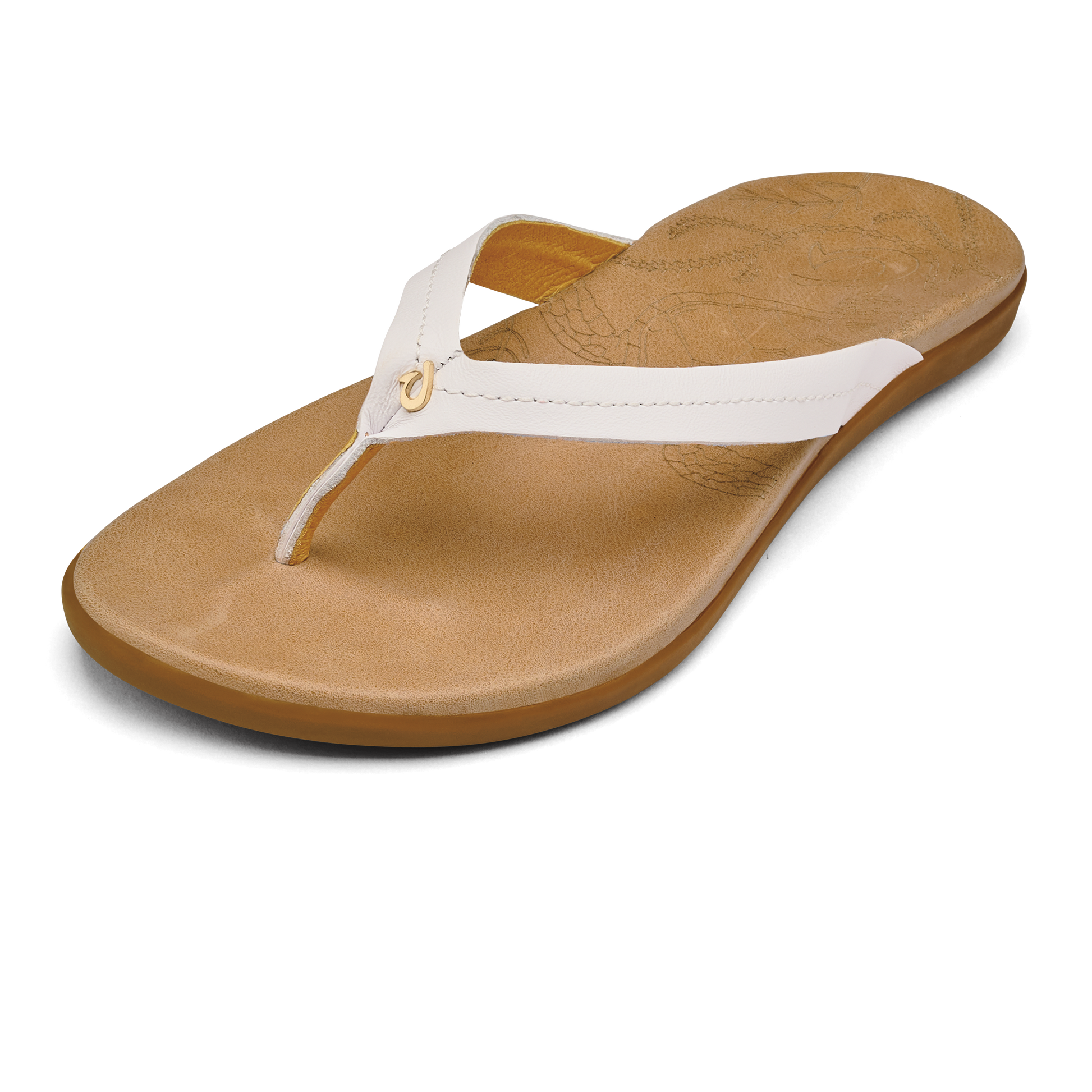 OluKai Honu - Bright White / Golden Sand