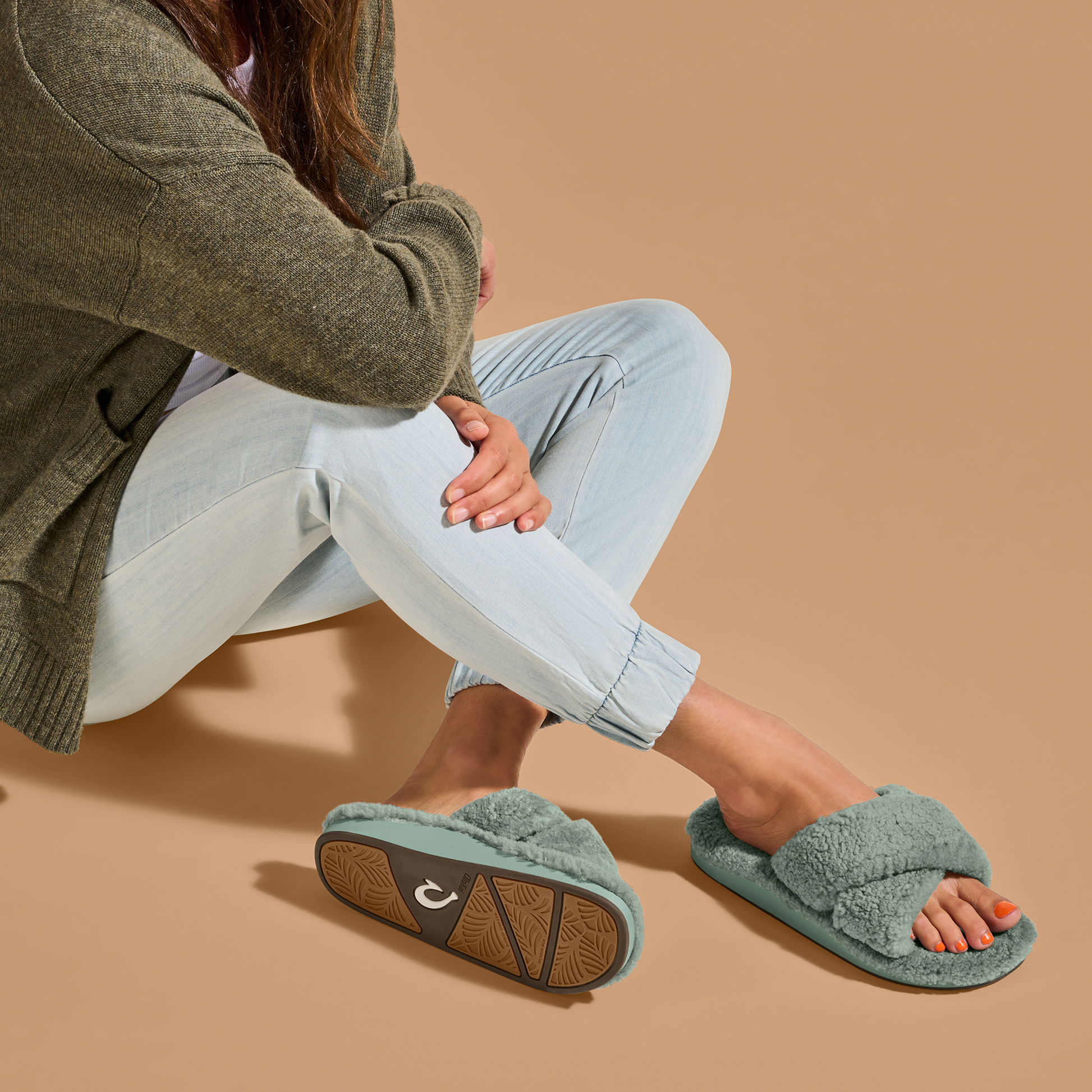 OluKai Hila Heu - Muted Green