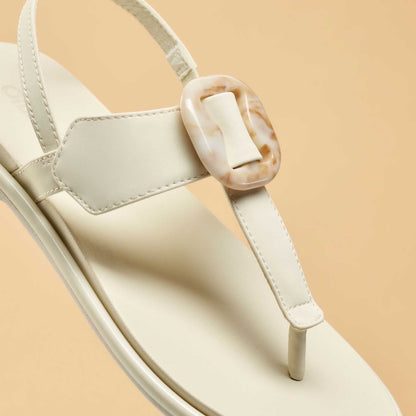 OluKai La‘i T–Bar - White Sand / White Sand