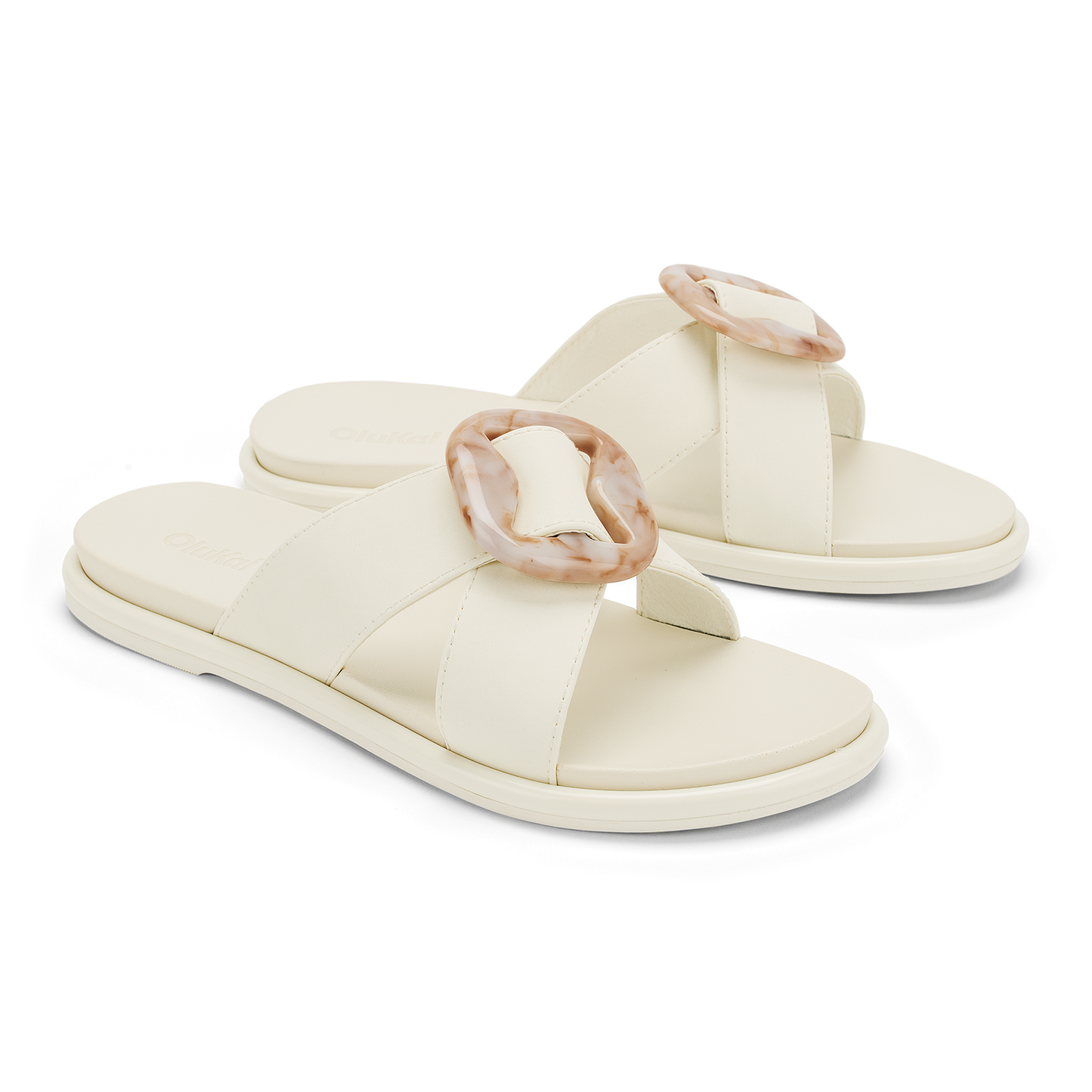 OluKai La‘i Slide - White Sand