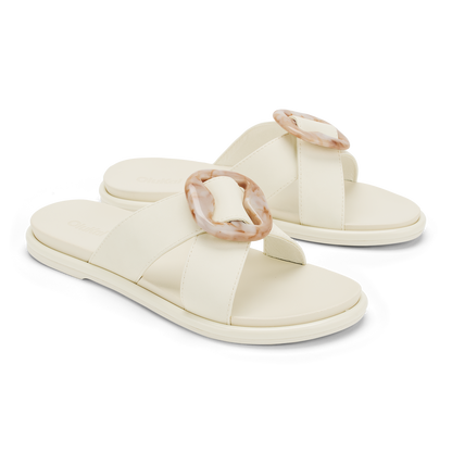 OluKai La‘i Slide - White Sand