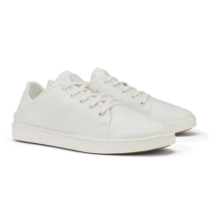 OluKai Pehuea Lī Canvas - Bright White / Canvas