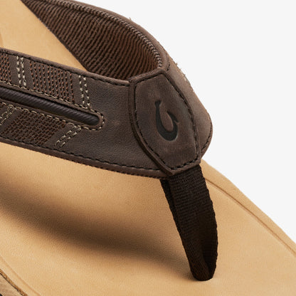 OluKai Tuahine Palm-Dk Java / Golden Sand