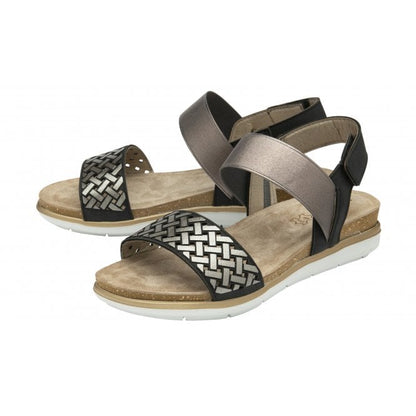  Black Almalfi Ankle Strap Sandals | Lotus