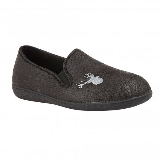  Black Claude Full Shoe Slippers | Lotus
