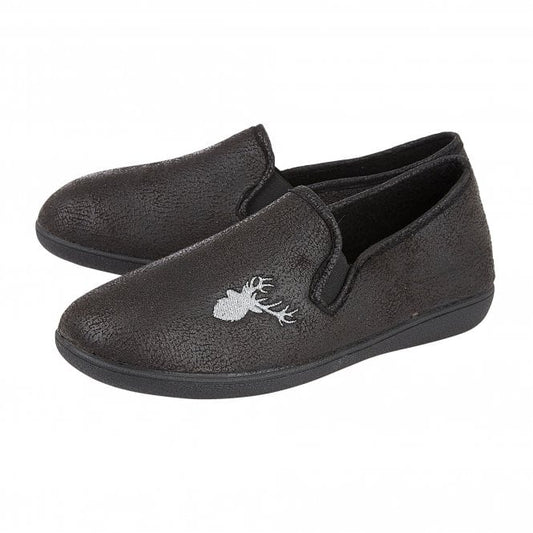  Black Claude Full Shoe Slippers | Lotus