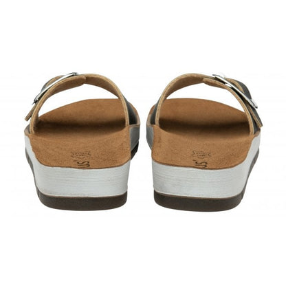  Black Dasha Open-Toe Mule Sandals | Lotus