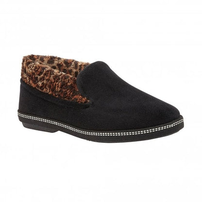  Black Eliza Textile Slippers | Lotus