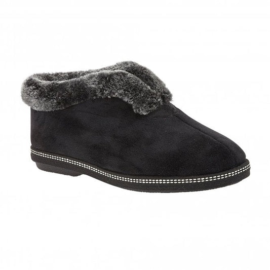  Black Grace Textile Slippers | Lotus