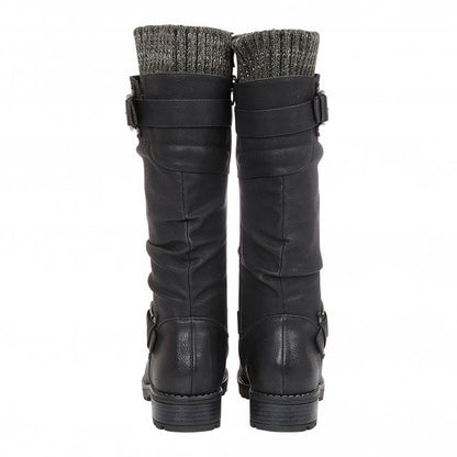  Black Juniper Knee High Boots | Lotus