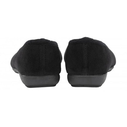  Black Lois Ballerina Slippers | Lotus
