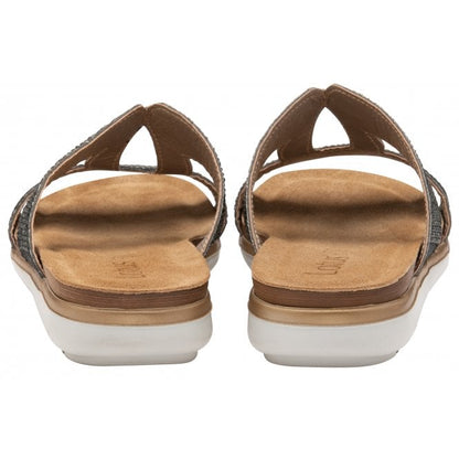  Black Nadya Open-Toe Mule Sandals | Lotus