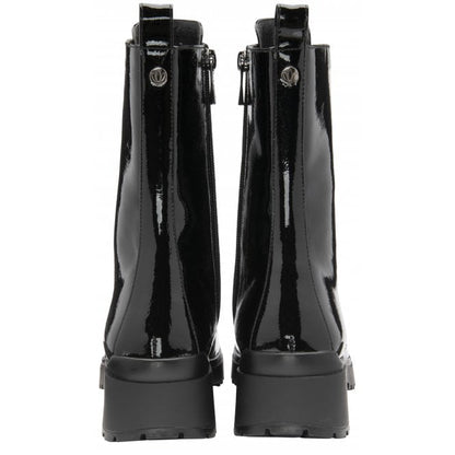  Black Patent Delaney Mid-Calf Boots | Lotus