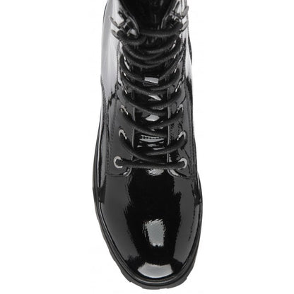  Black Patent Delaney Mid-Calf Boots | Lotus