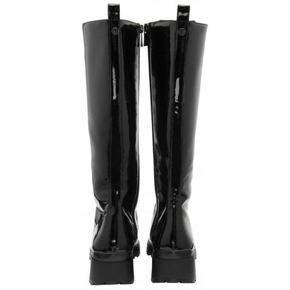  Black Patent Dinah Knee High Boots | Lotus 